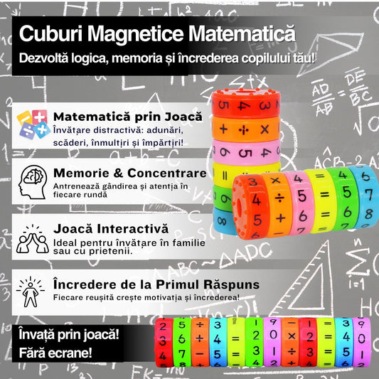 Cuburi Magnetice EduMate
